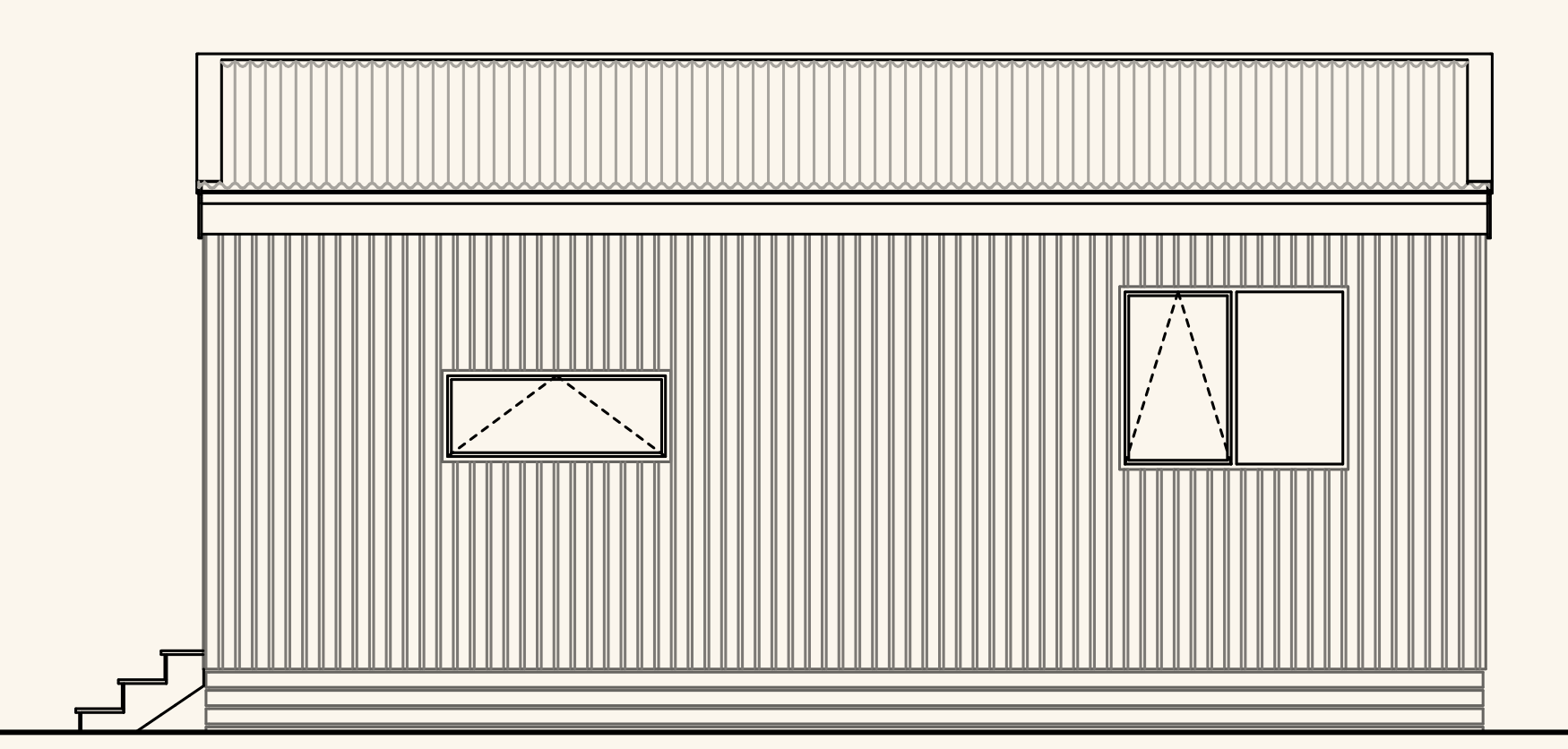 Kitset 50 front elevation