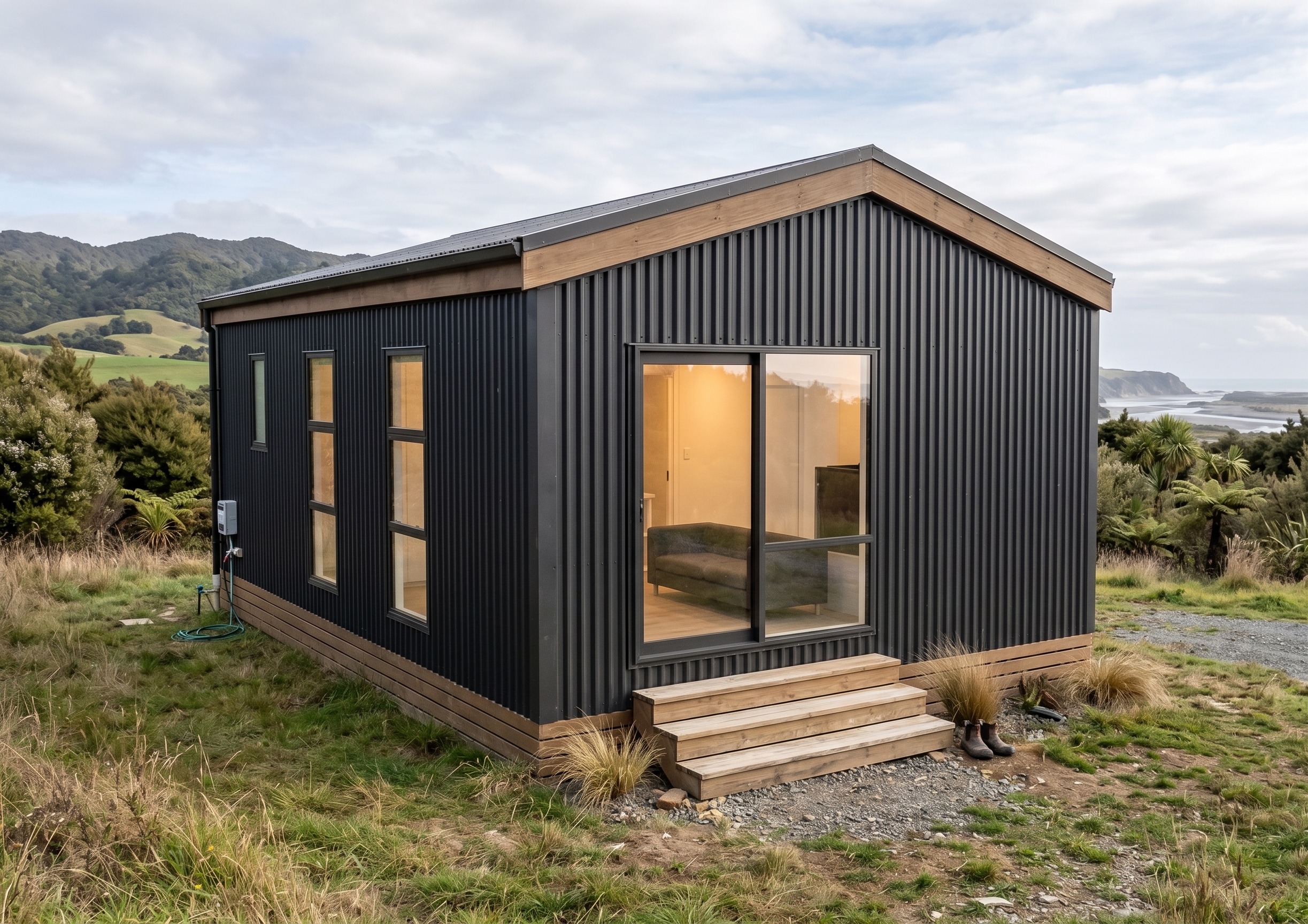 Kitset 50, a 50 square metre kitset home exterior