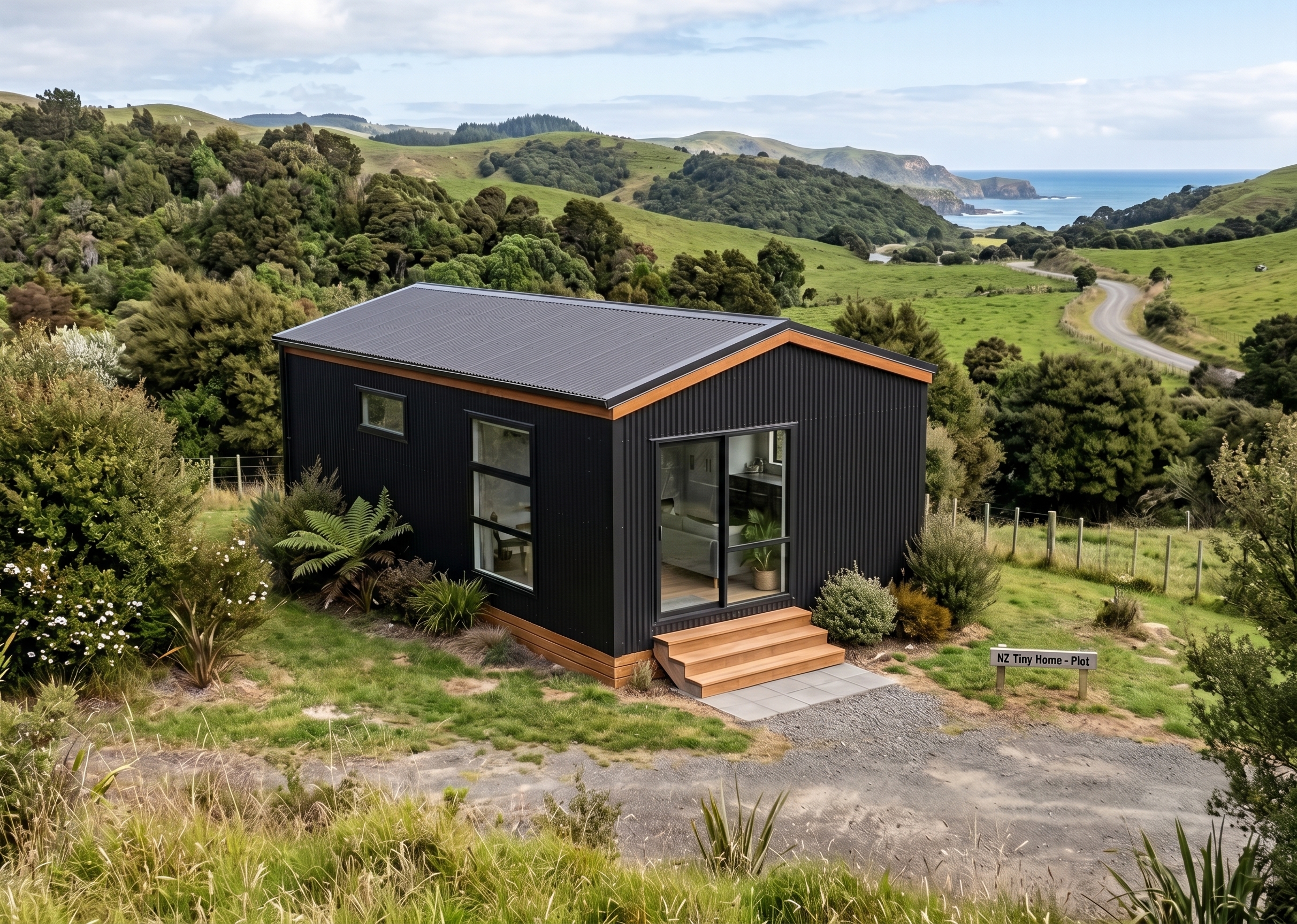 Kitset 65, a 65 square metre kitset home exterior