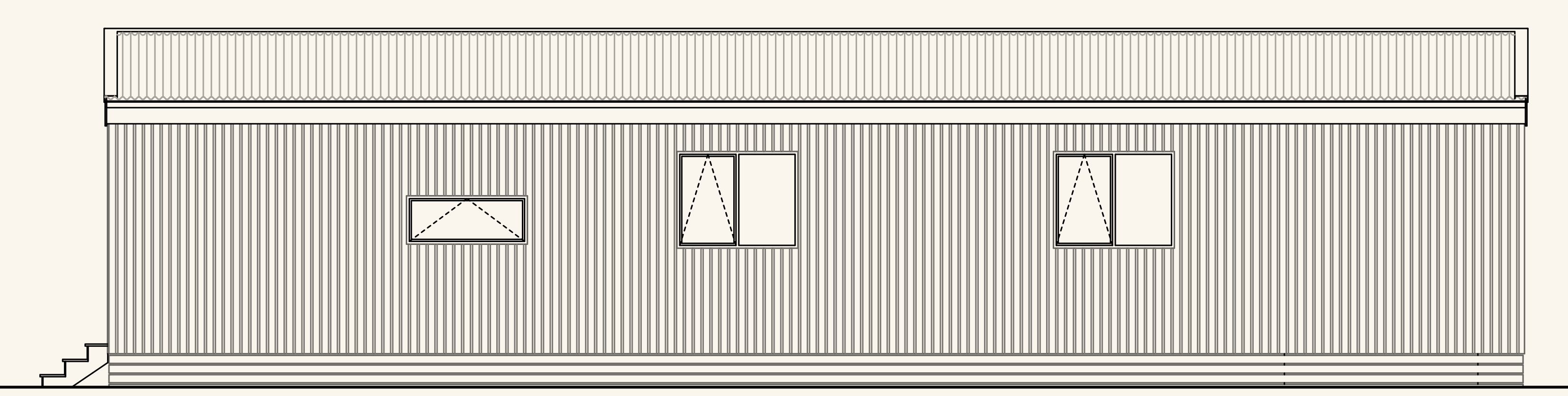 Kitset 105 front elevation