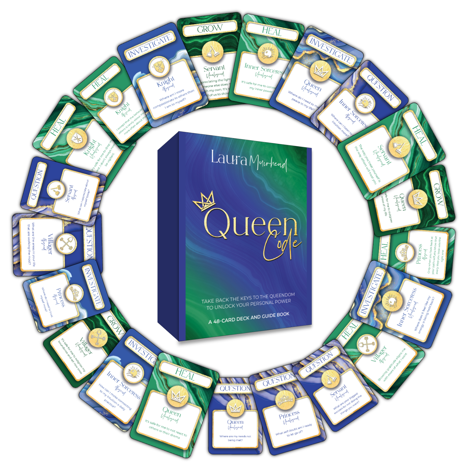 Queen Code Oracle Deck on Deckible