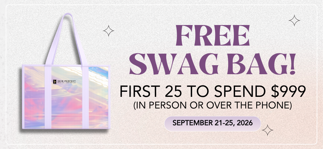 Free Swag Bag! First 25 to Spend $999 (In Person or Over the Phone) September 21-25, 2026