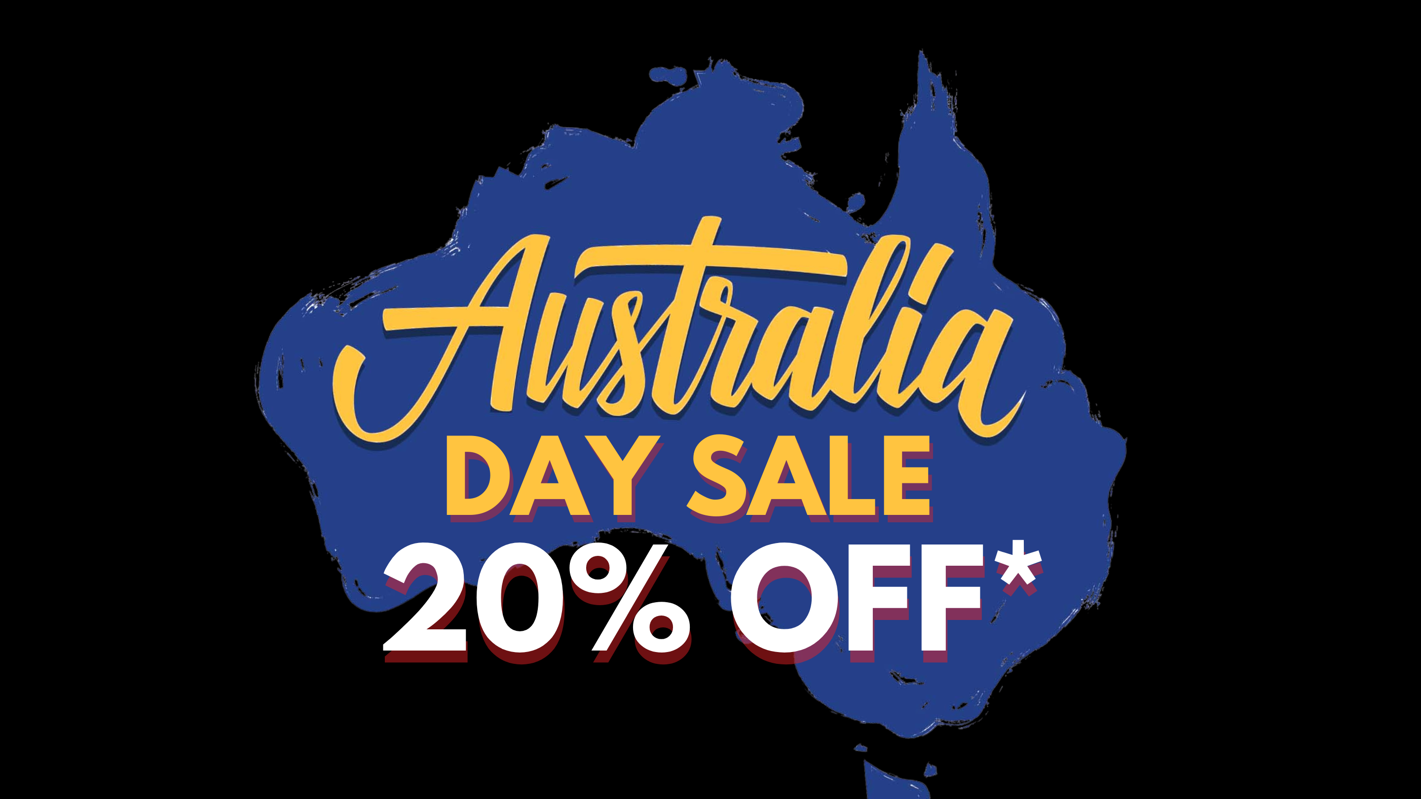 Australia Day Sale 20% Off*