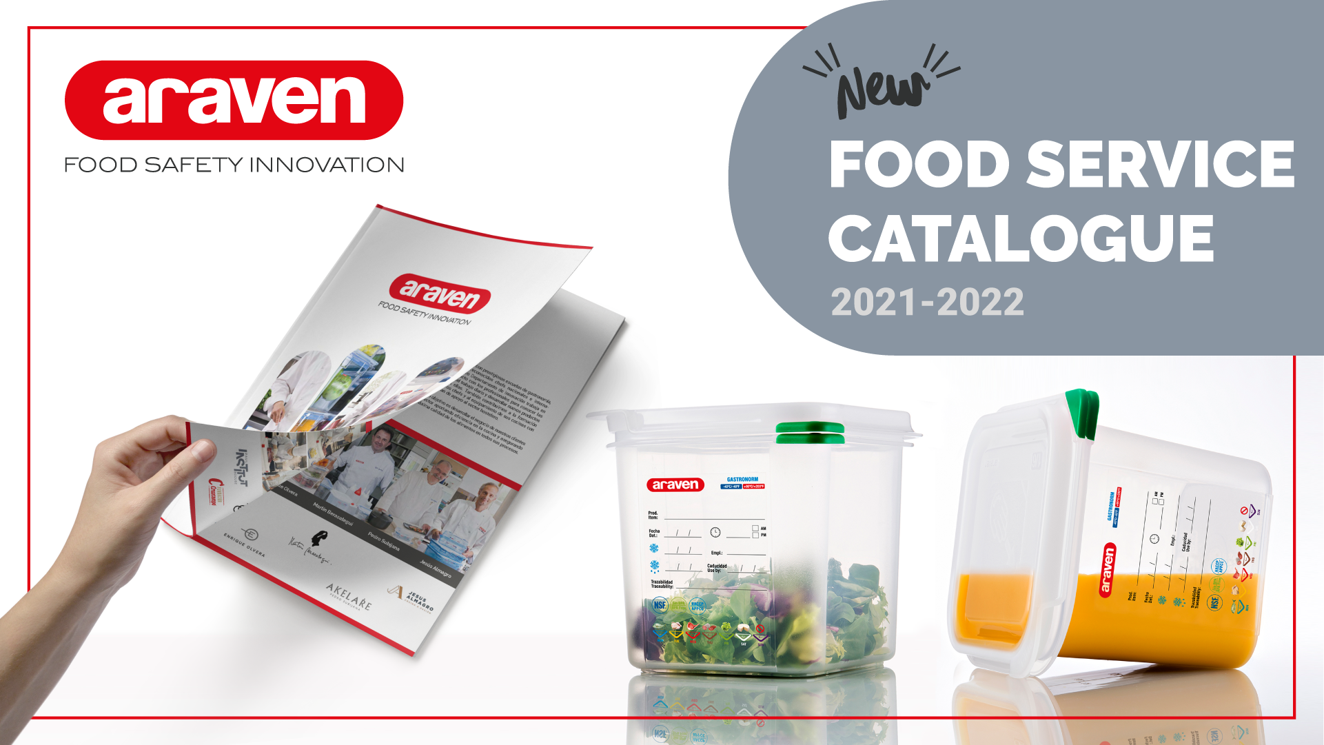 Download new Araven food Service catalogue