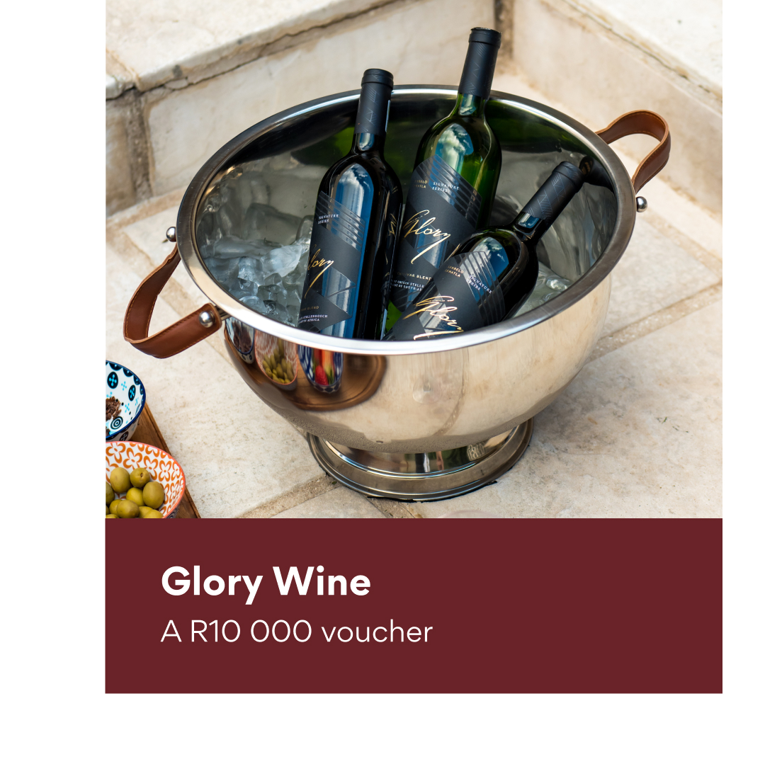 Glory Wine: A R10 000 voucher