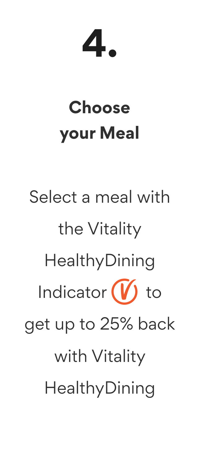 Choose your Meal