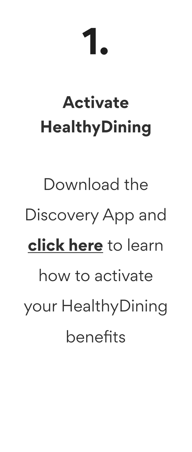 Activate HealthyDining