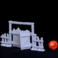Modular wooden Fence