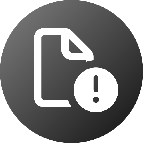 Invoice Warning Icon
