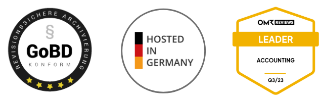 GoBD konform, hosted in Germany