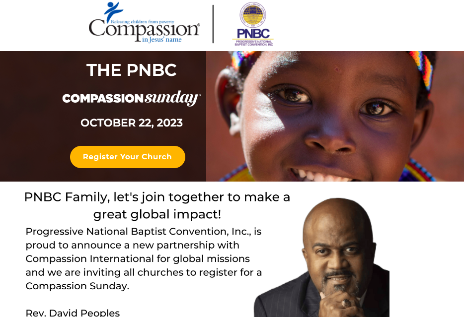 PNBC National Compassion Sunday 2023