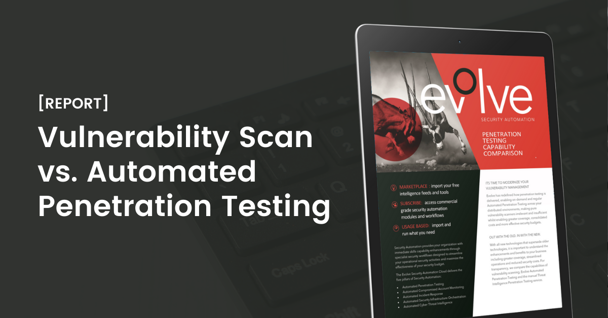 Vulnerability Scanning vs Testing Comparison by Threat Intel