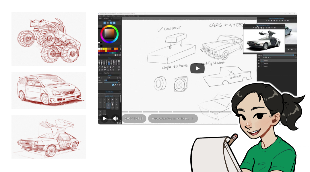 Car workshop video and demos preview