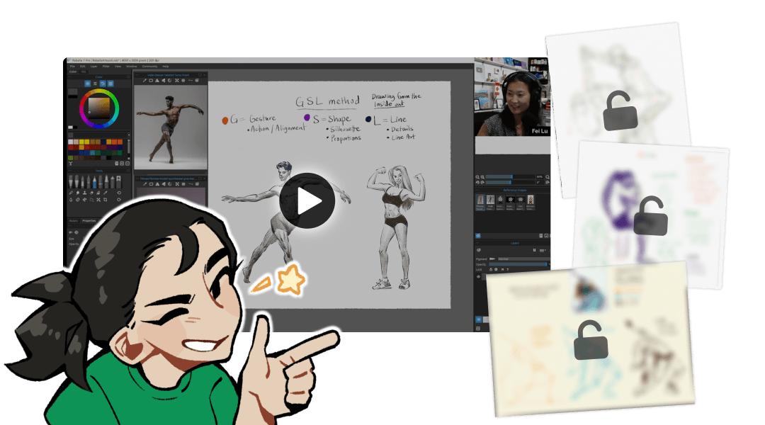 GSL Method Figure Drawing Workshop and Demos preview