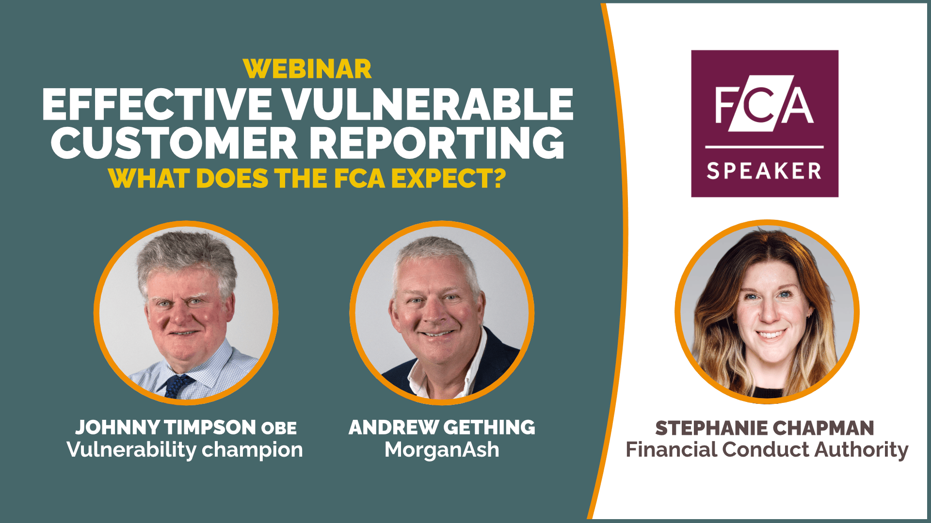 MorganAsh webinar: Effective vulnerable customer reporting