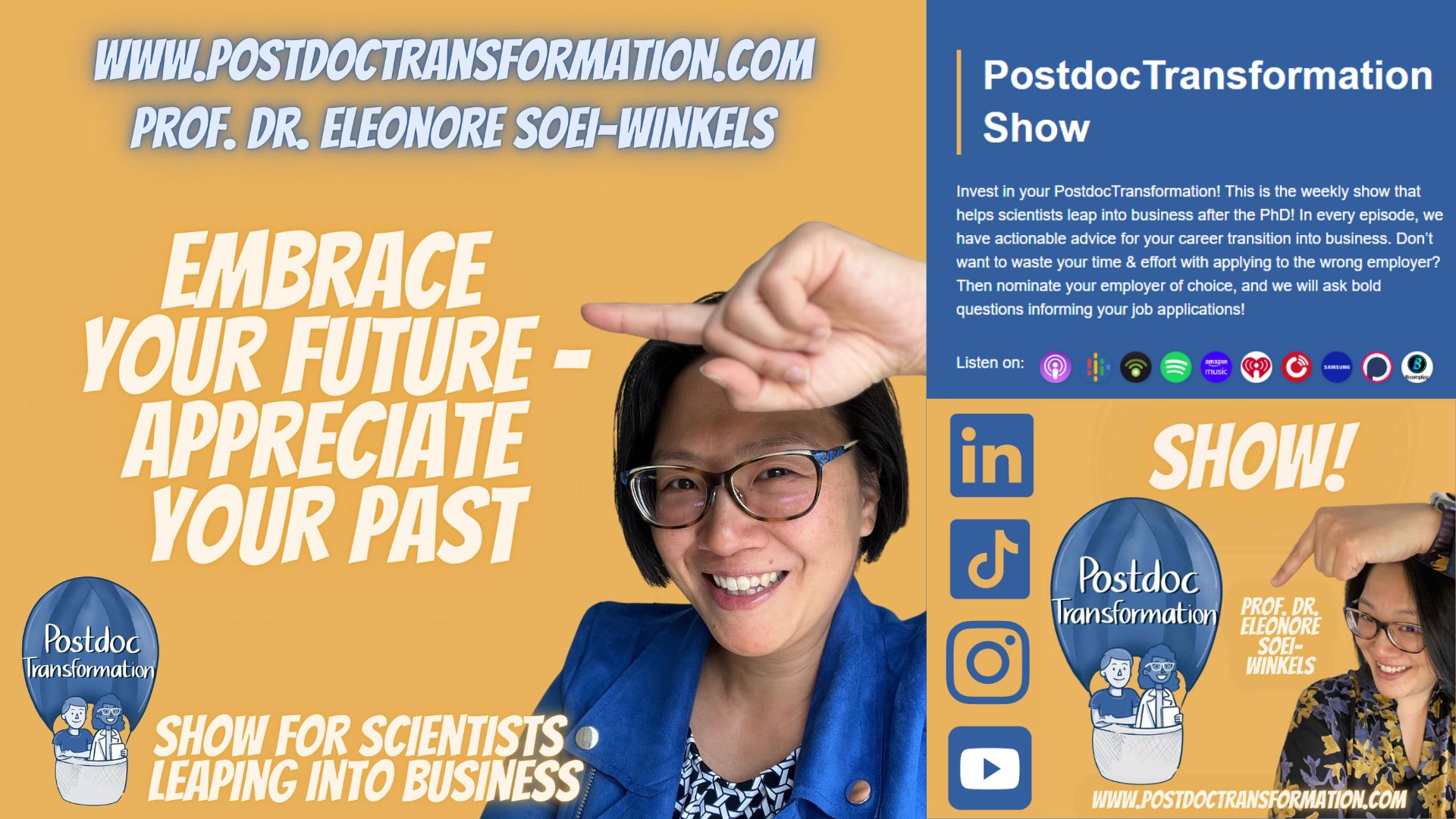 Reorganize for your PostdocTransformation