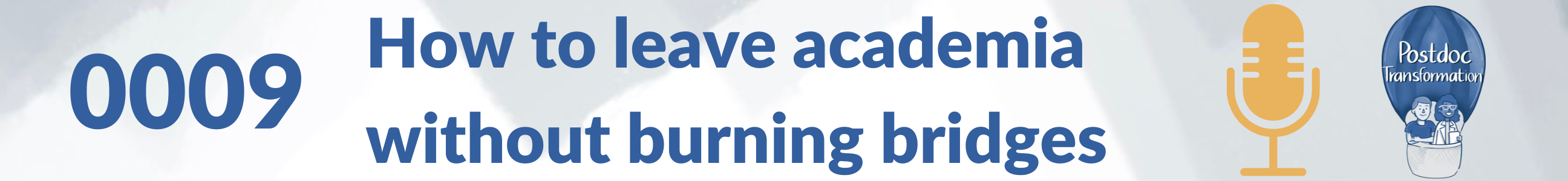 How to leave academia without burning bridges