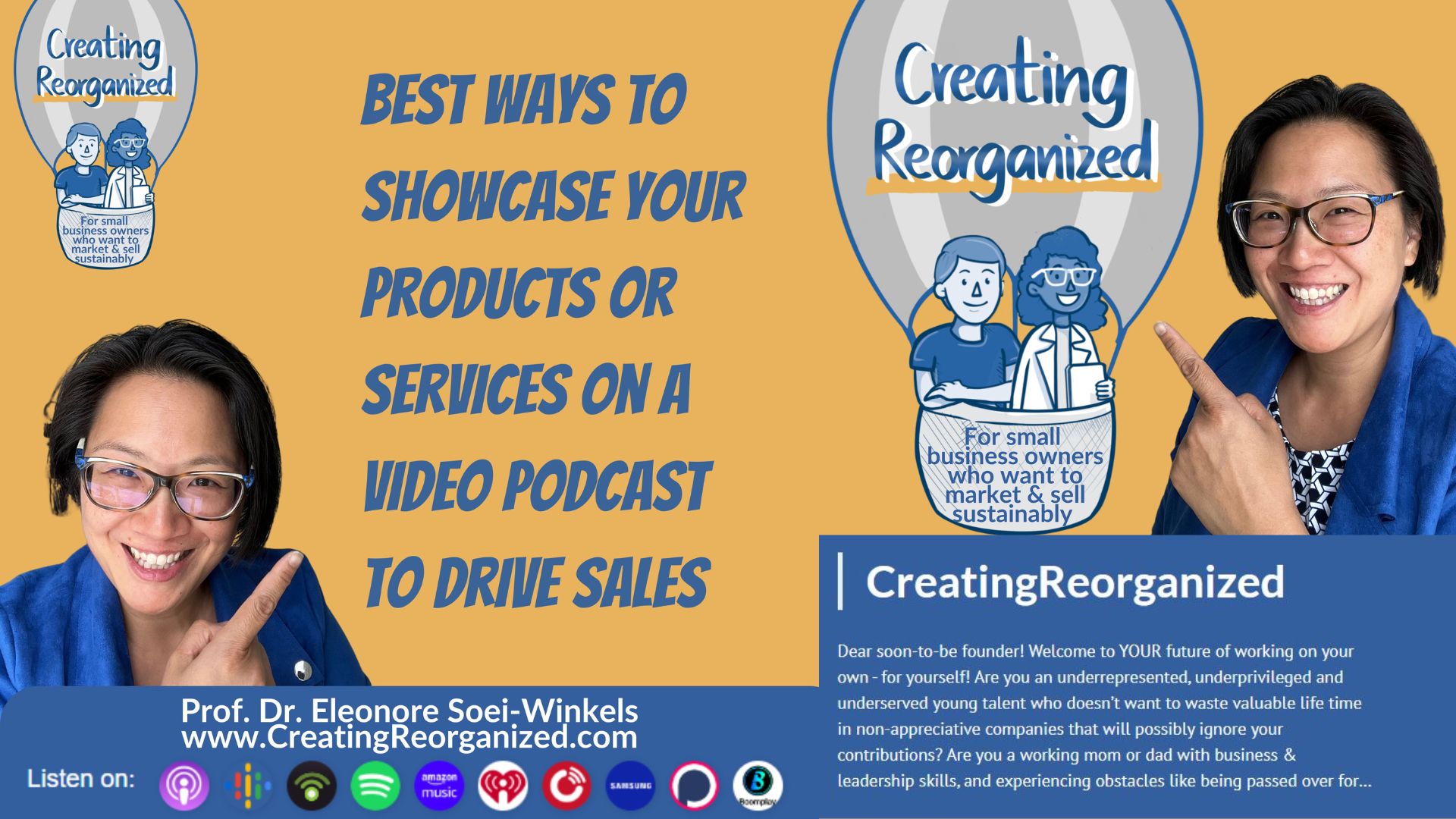 Showcase your products and services via a video podcast demo video