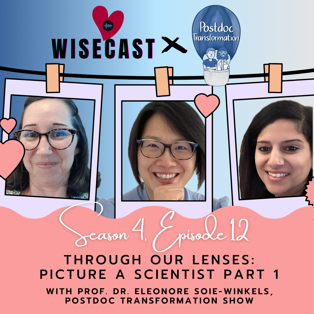 WISEcast, Picture a scientist, through our lens with Prof. Dr. Richa Chandra, Dr. Amber Miller and Prof. Dr. Eleonore Soei-Winkels