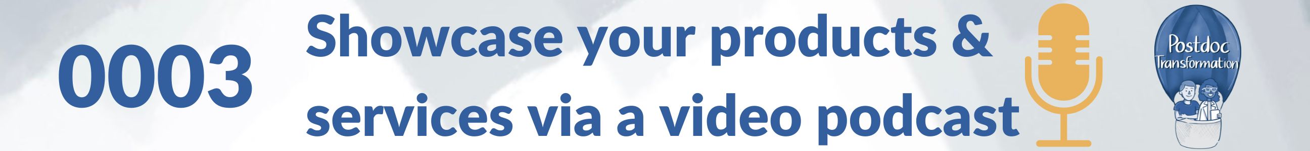 Showcase your products and services via a video podcast demo video
