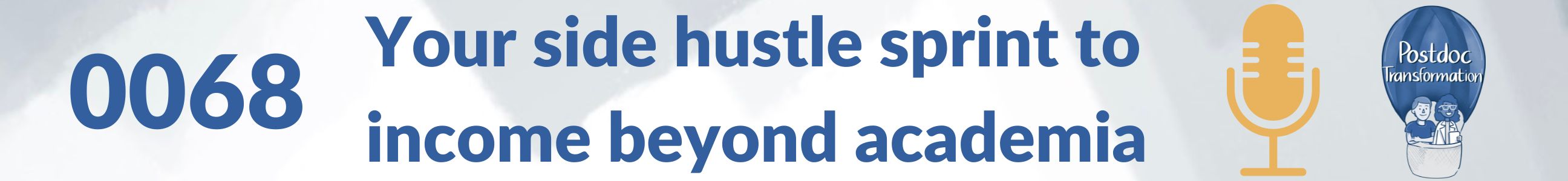 Your side hustle sprint to income beyond academia