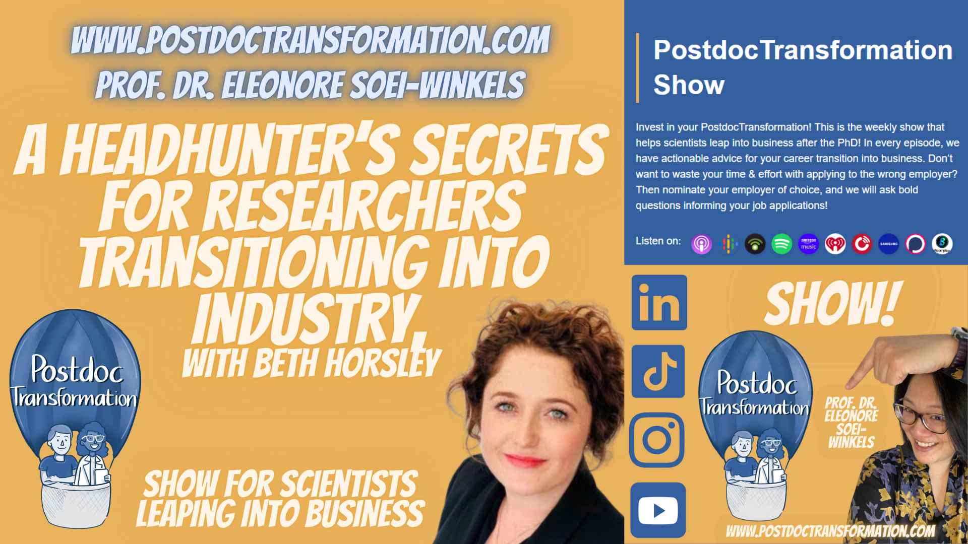 A headhunter's secrets for researchers transitioning into industry, with Beth Horsley