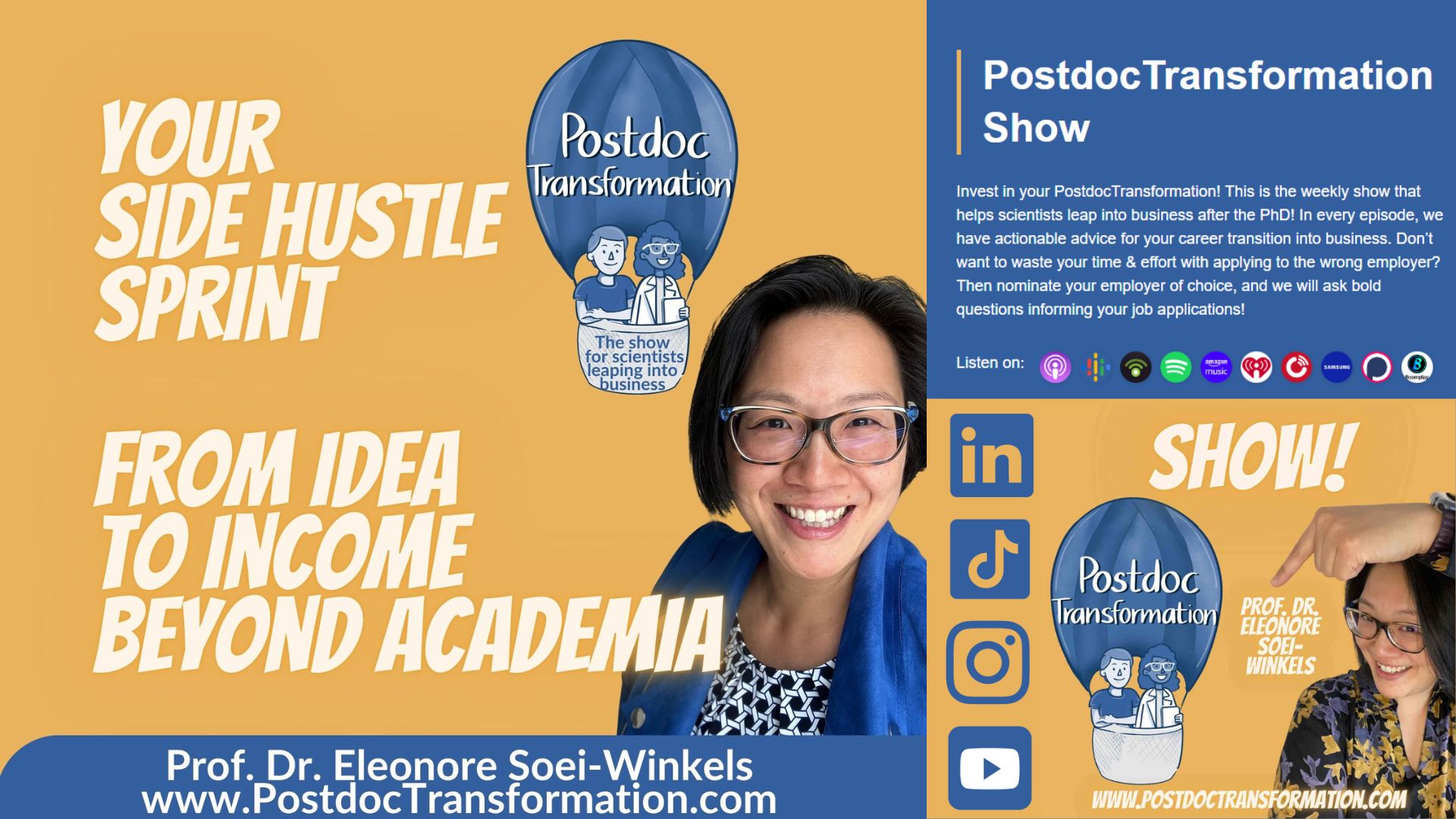Your side hustle sprint, from idea to income beyond academia