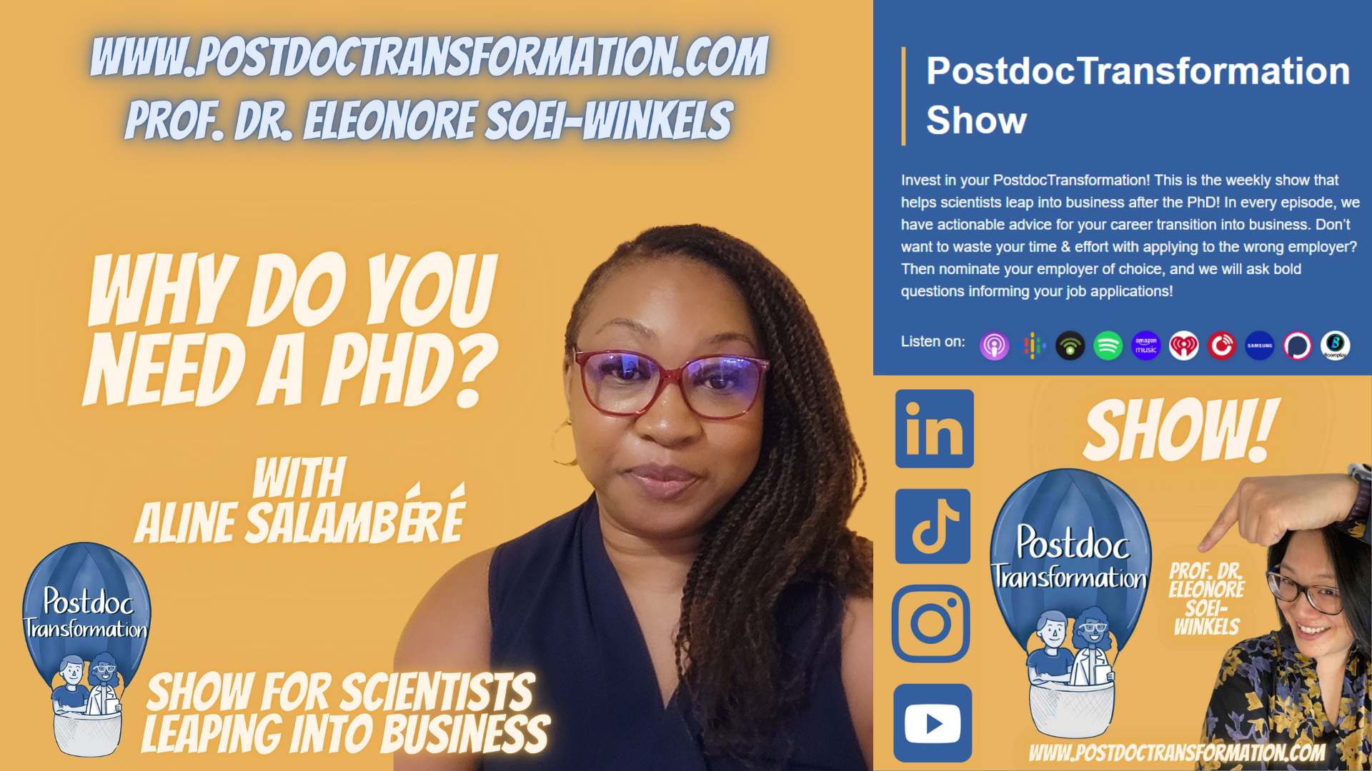 Why do you need a PhD, with Aline Salambéré
