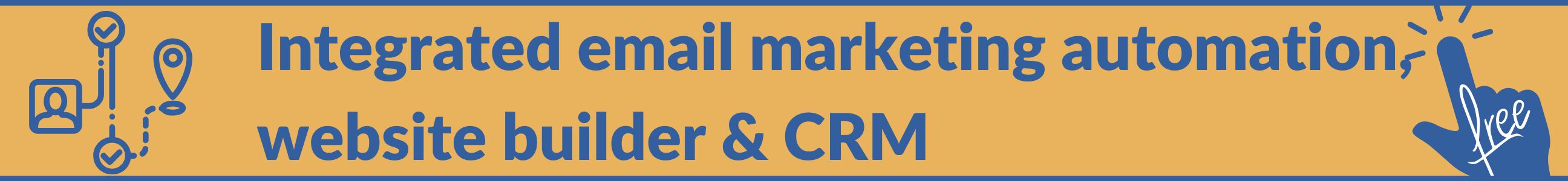 ActiveCampaign an integrated email marketing automation, website builder and CRM