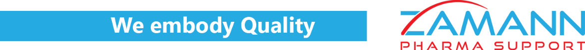 We embody quality, Zamann Pharma support