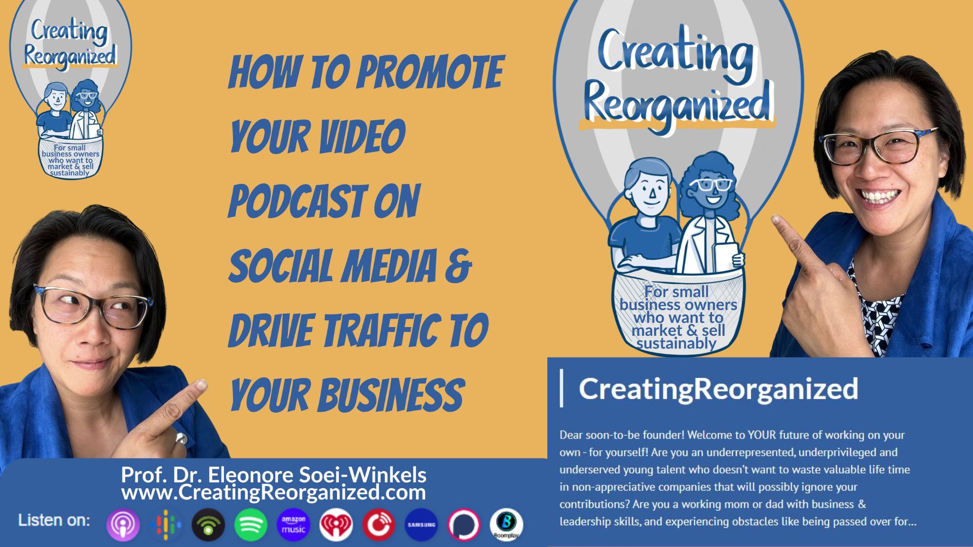 How to promote your video podcast on social media & drive traffic to your business