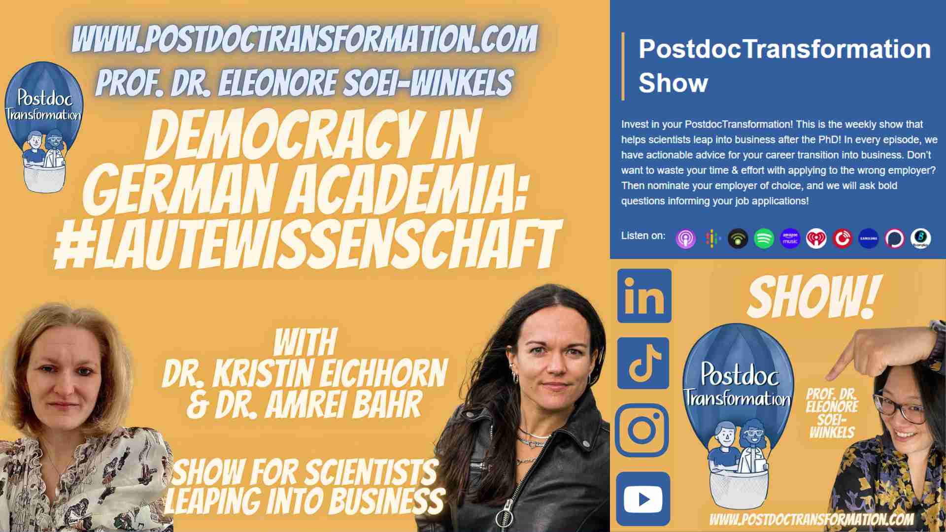 Democracy in German Academia: #LauteWissenschaft