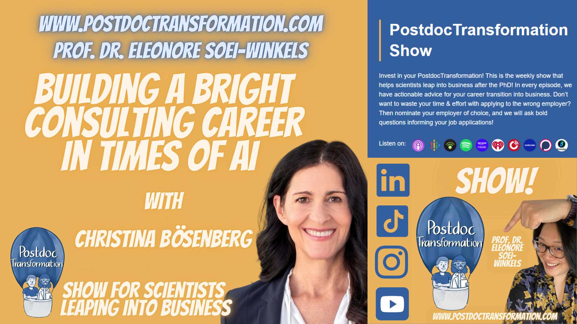 Building a bright consulting career in times of AI, with Christina Bösenberg