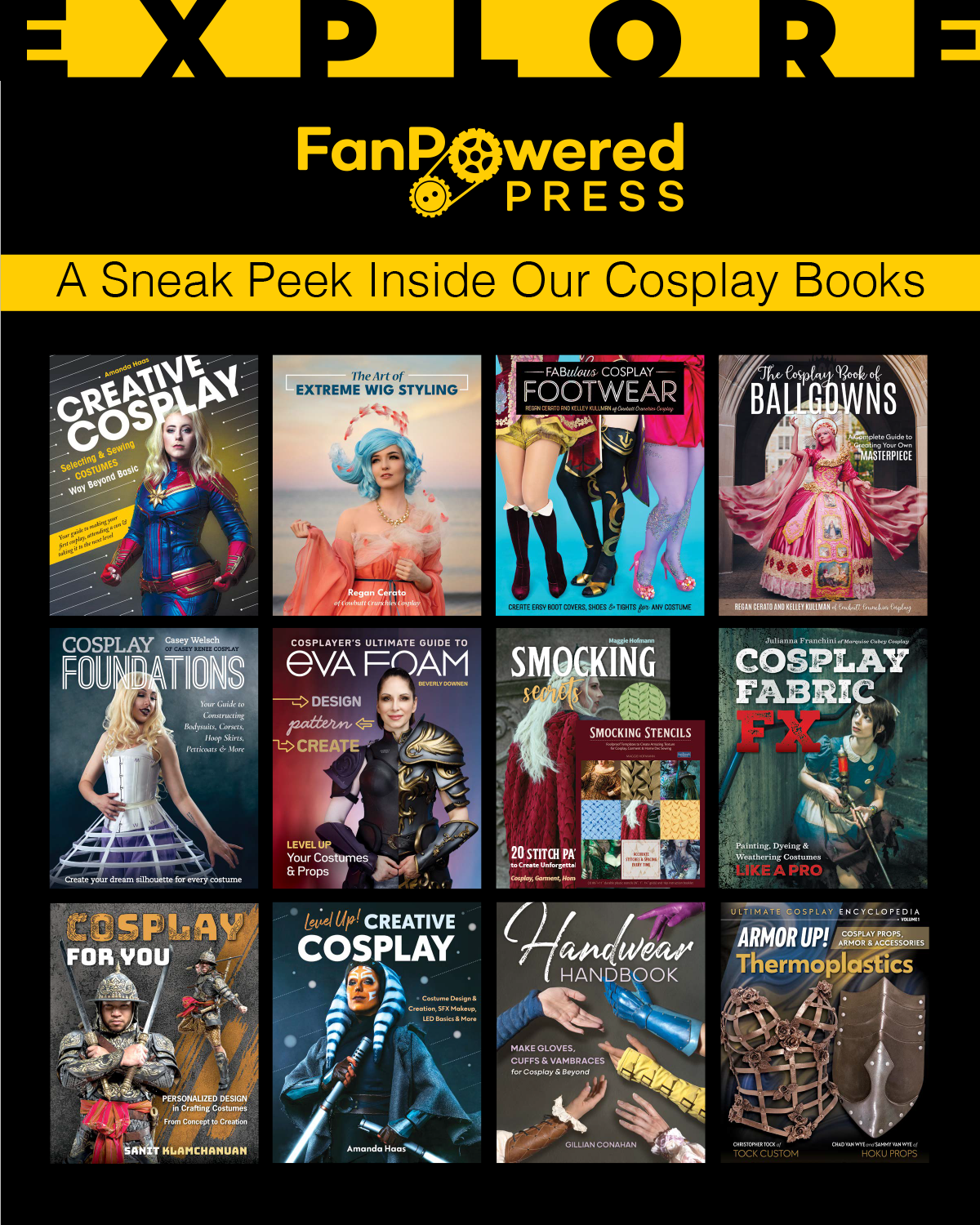 Cosplay books for every technique