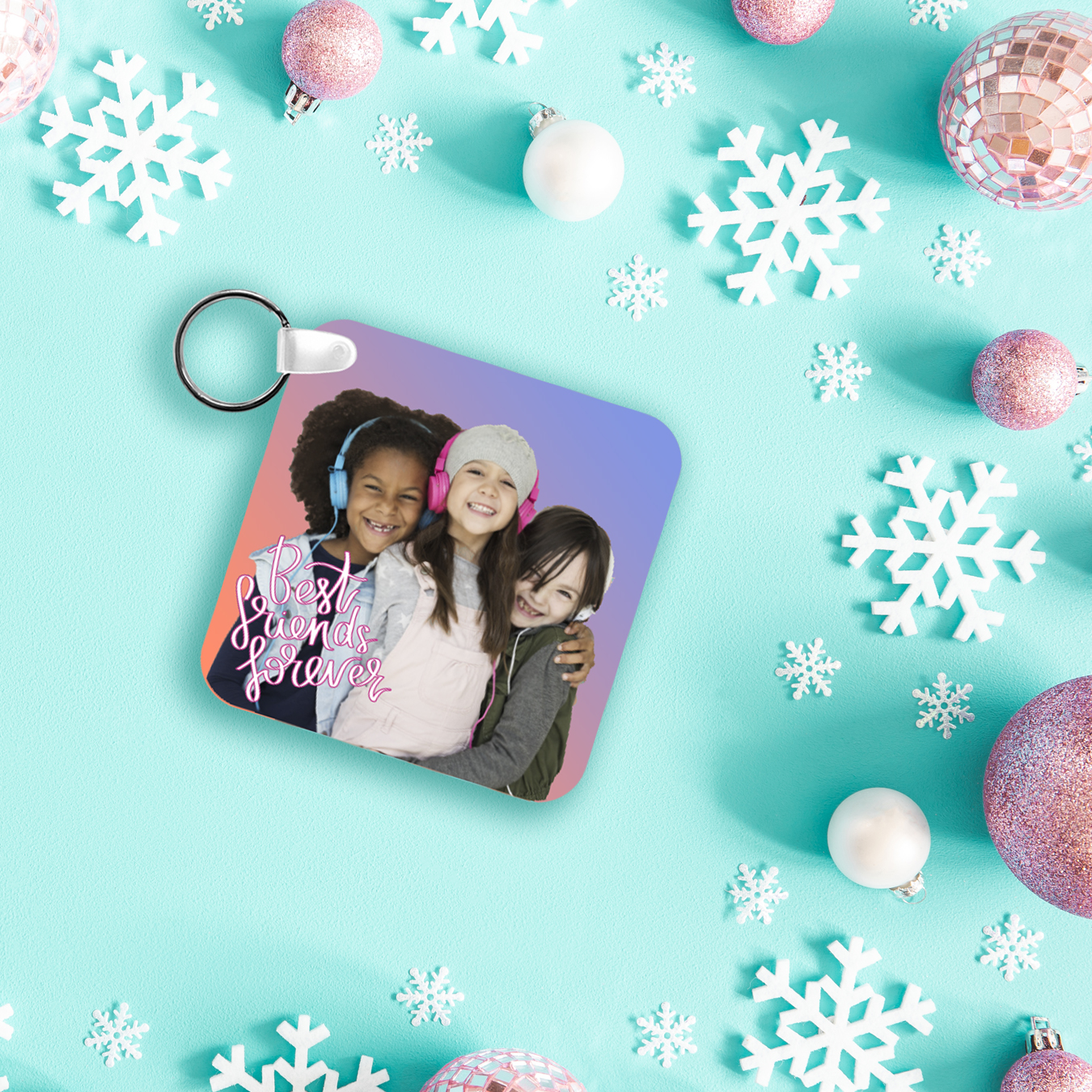 Unisub 5524 Squqare Key Chain
