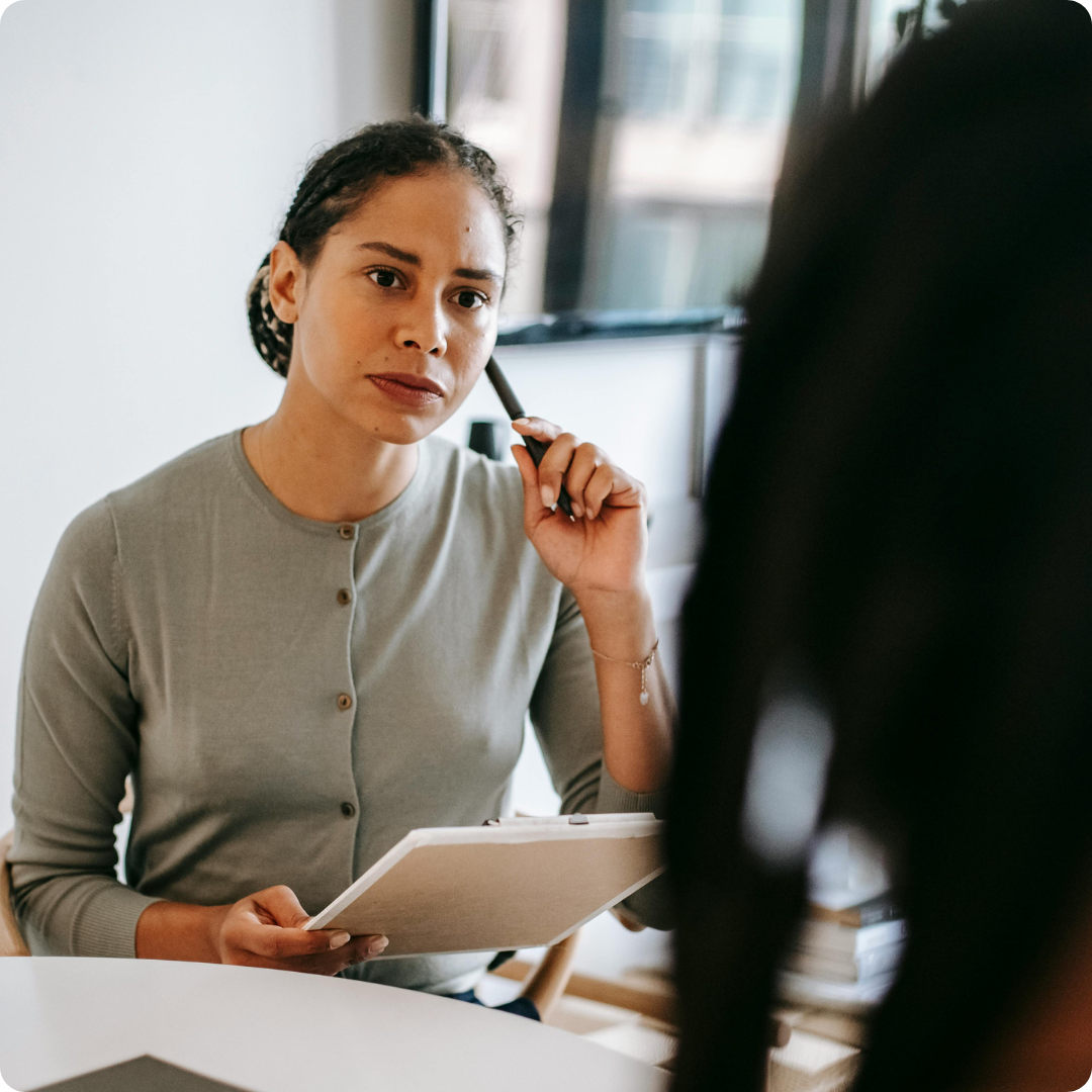 Woman feeling overlooked & underestimated