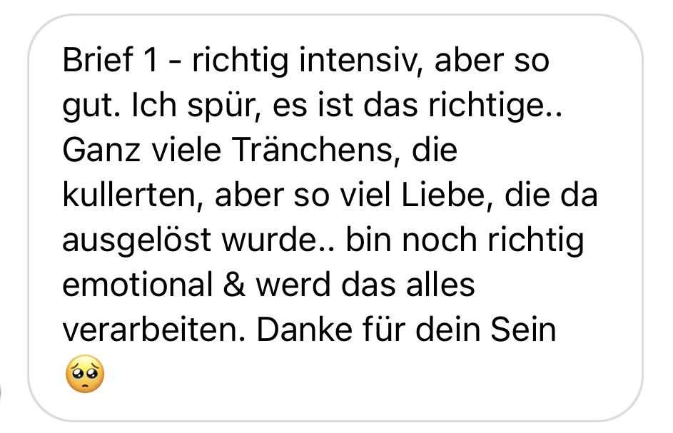 Kundenfeedback Carlé Herz auf von CARRIE MORAWETZ