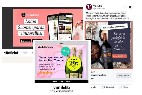 Viinilehden sisältöjä