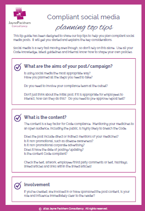 10 tips for Code complaint social media