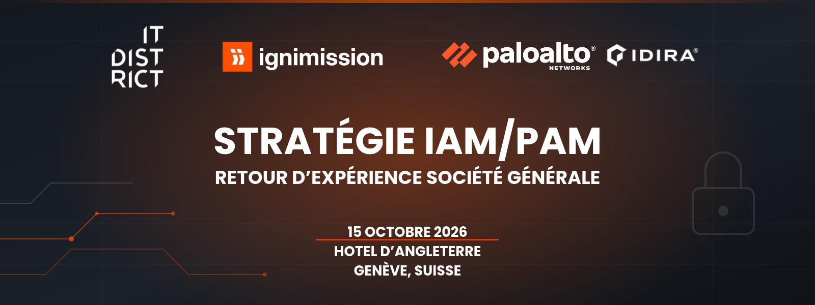 Ignimission x IT District x Idira - Genève 15 octobre 2026