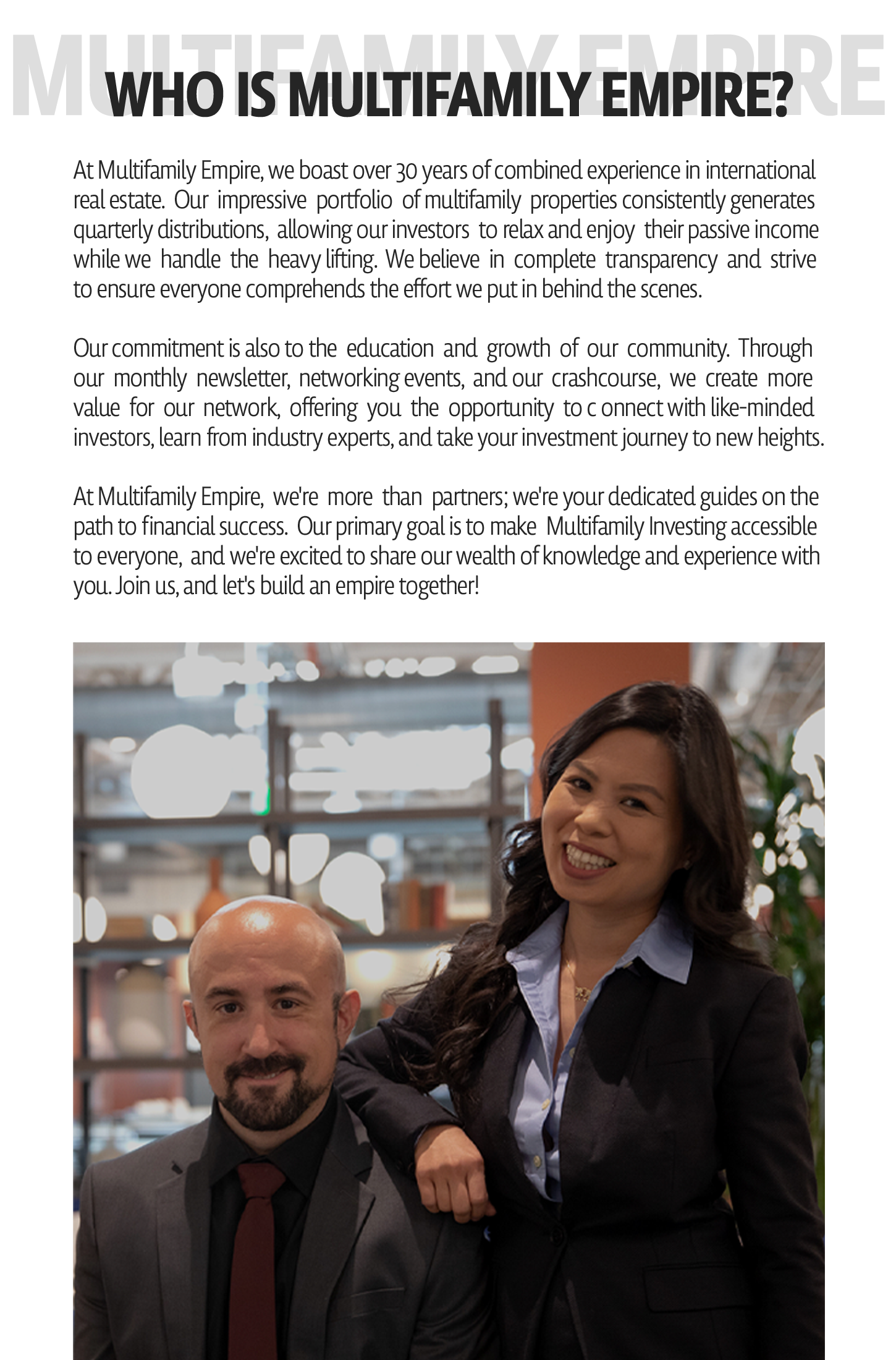 The Multifamily Empire Academy Real Estate Crash Course Learn