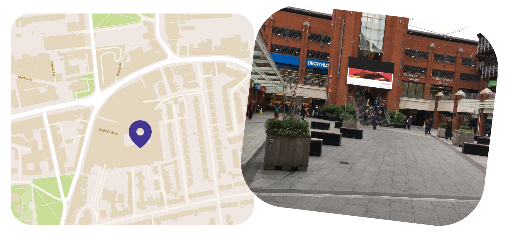 Map of Ealing Broadway Shopping Centre