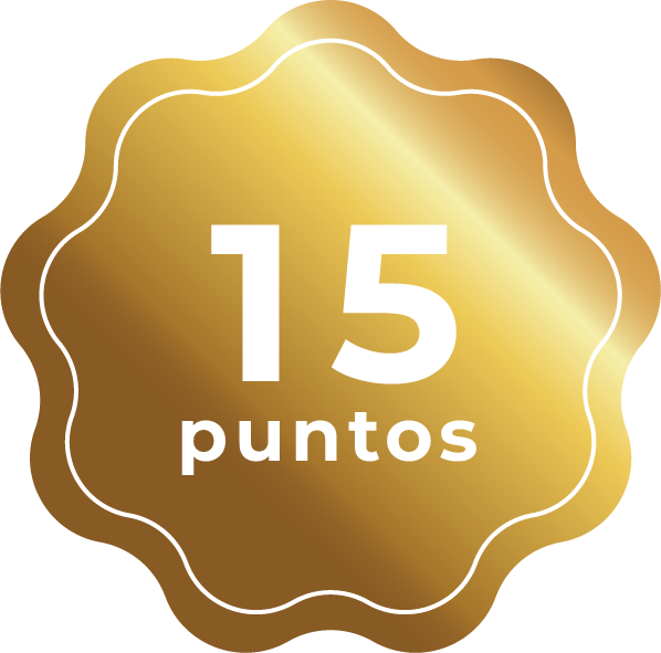 15 puntos