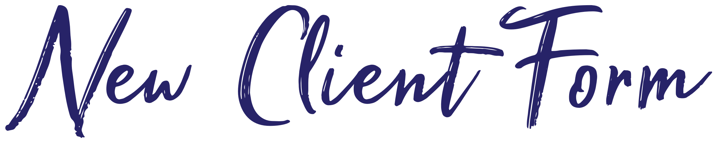New Client Form