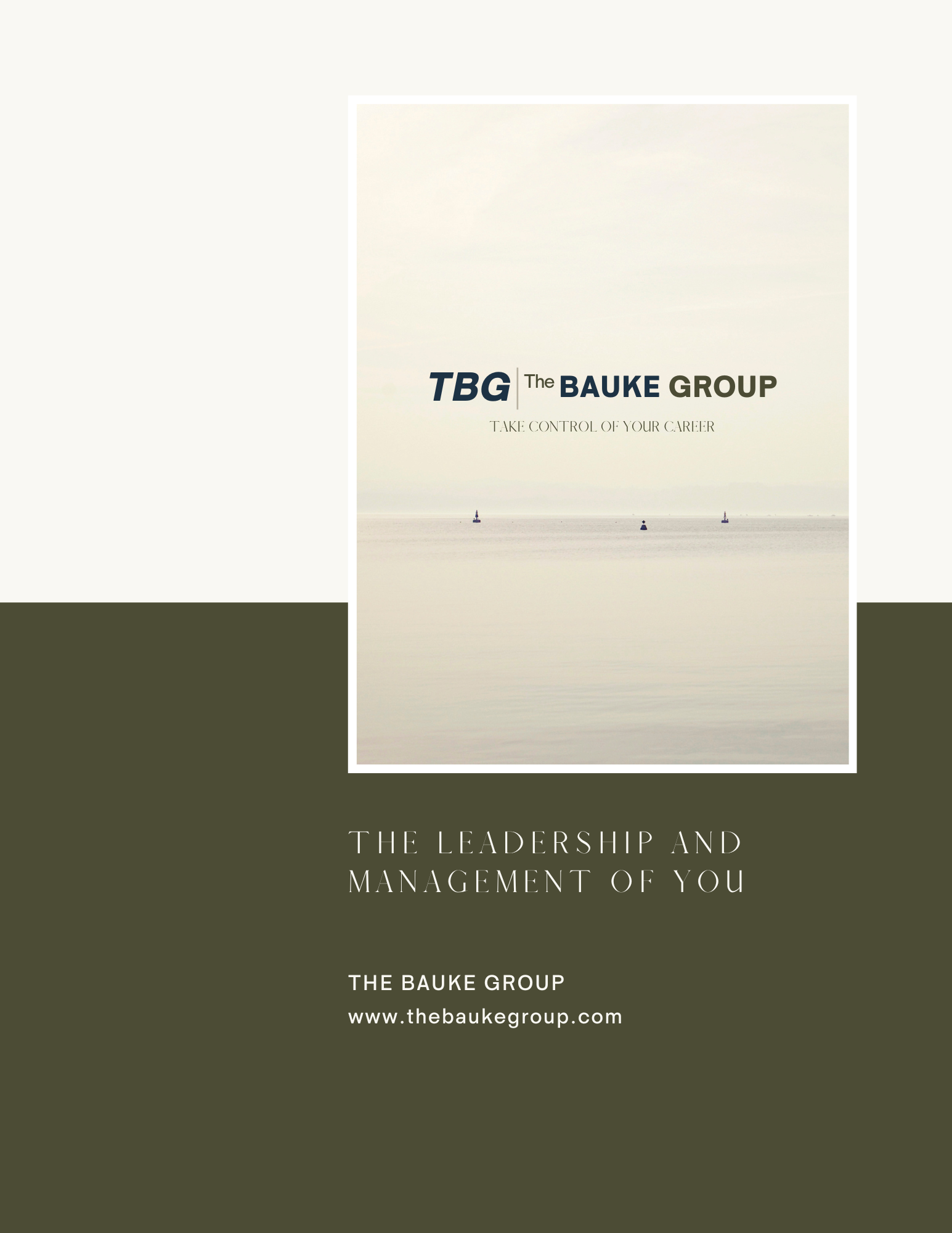 The Leadership & Management of YOU