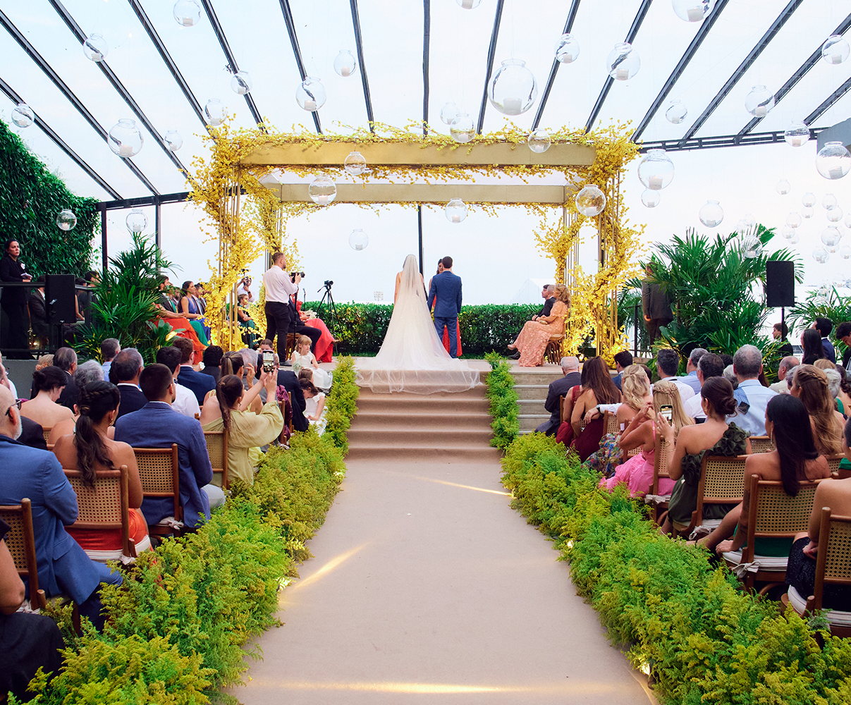 Casamento ao ar livre no EXC Rio
