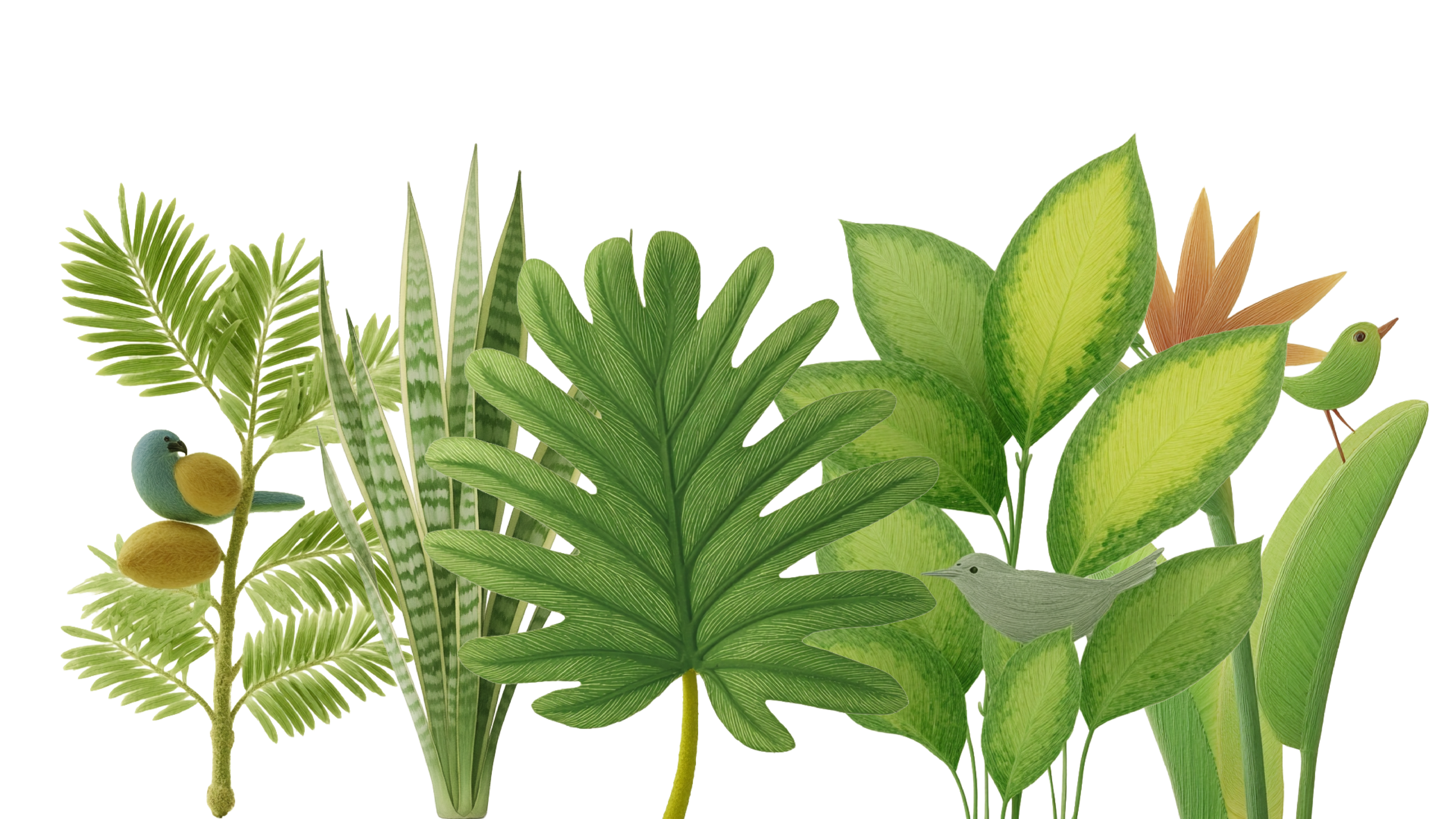 Ilustração botânica do jardim do EXC Rio