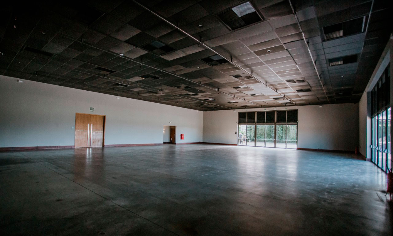 Salão interno do EXC Rio para eventos
