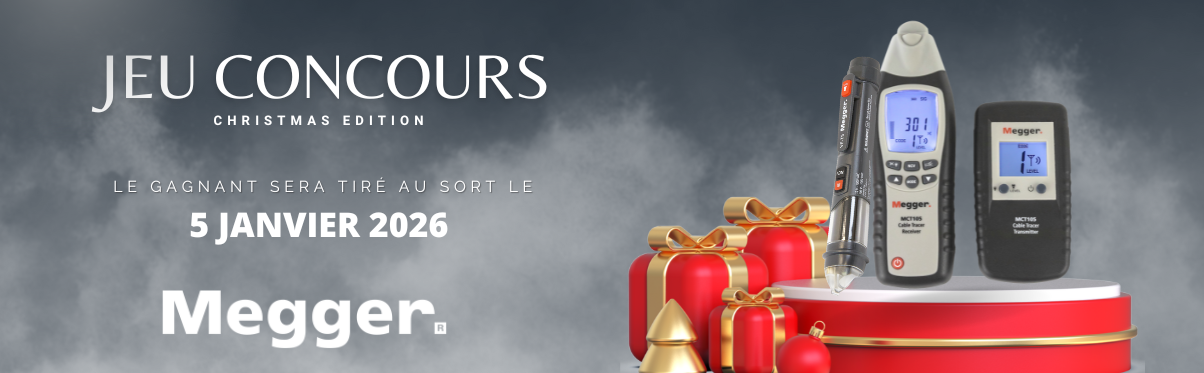 Jeu-concours de fin d'année Voltimum x Megger