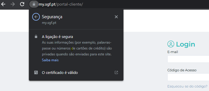 Exemplo verificação certificado